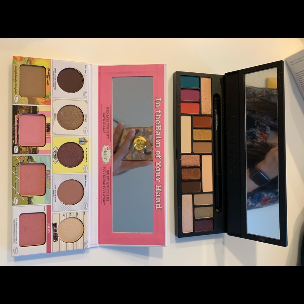 Eyeshadow palette Smashbox and The Balm